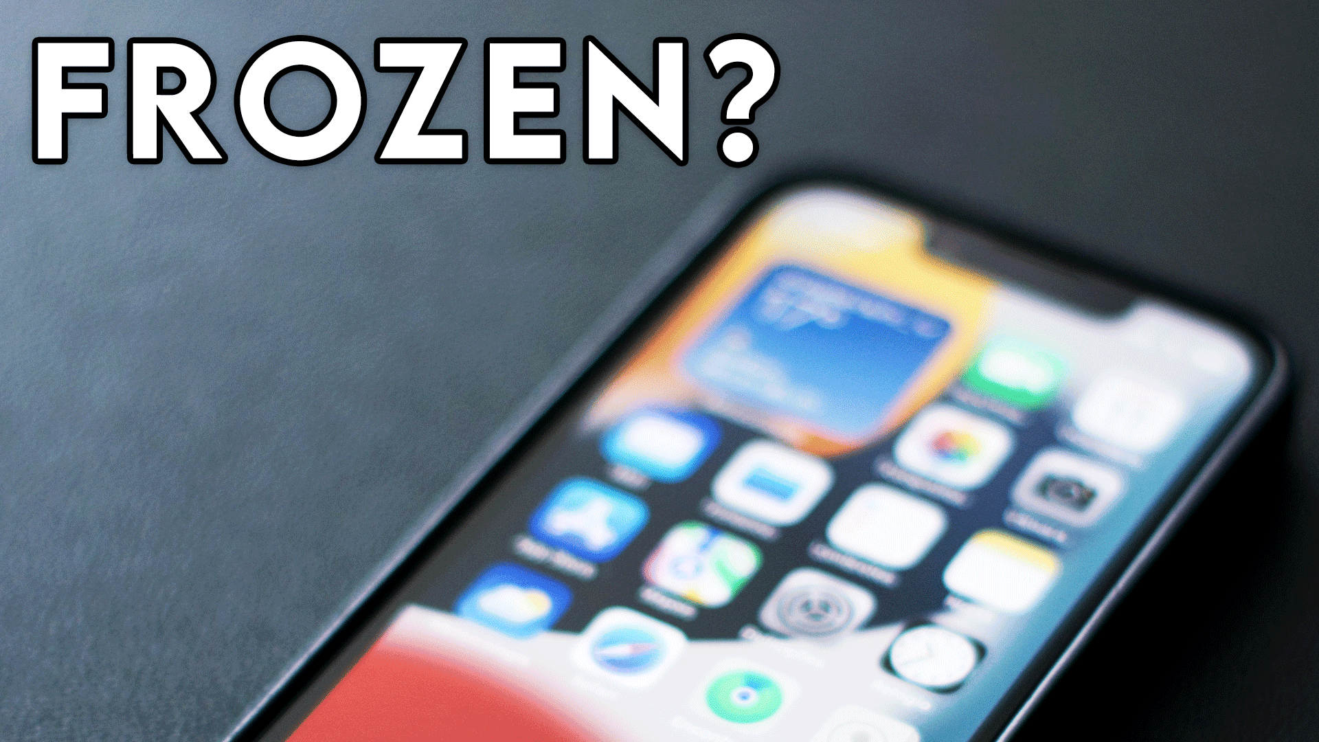 How To Restart iPhone X When Frozen!